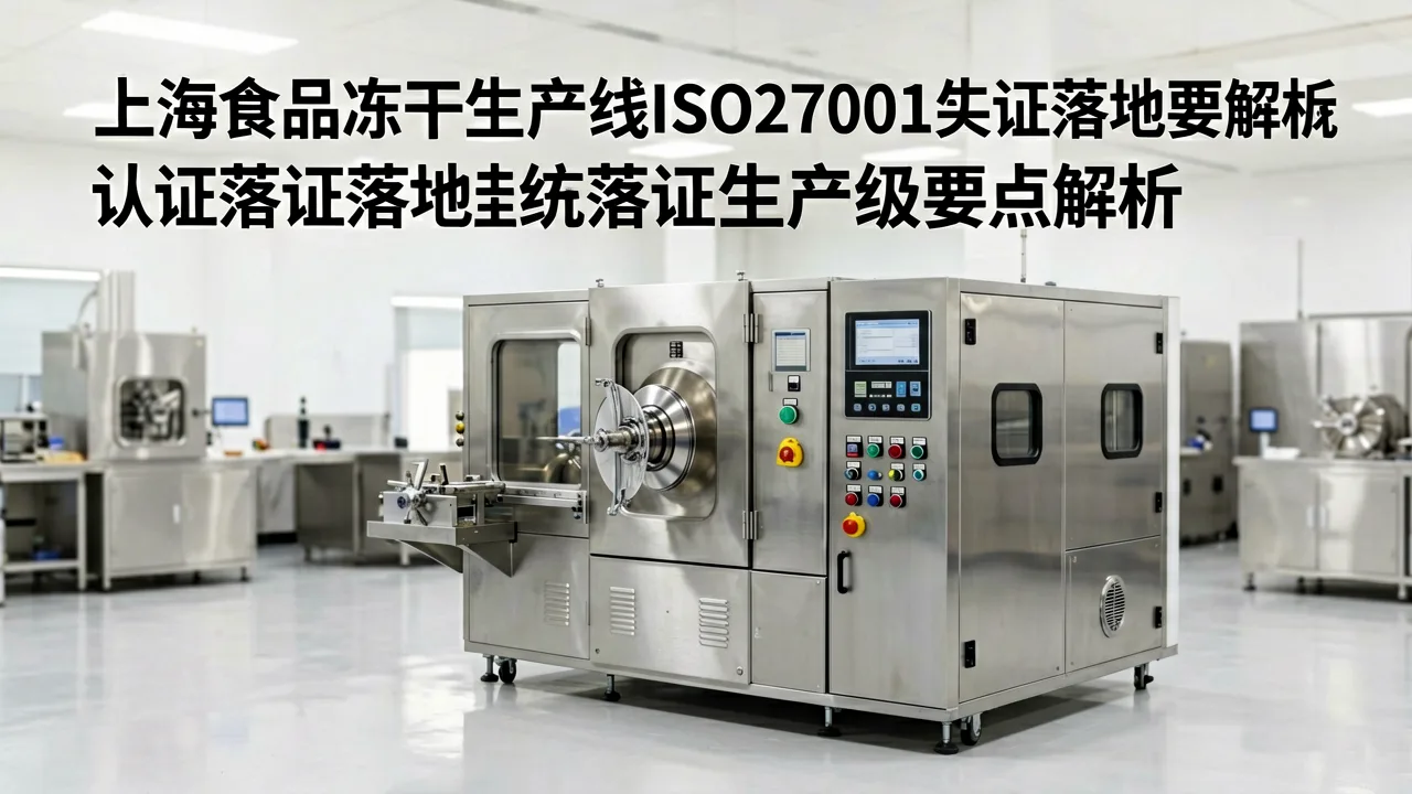上海食品冻干生产线ISO27001认证落地要点解析