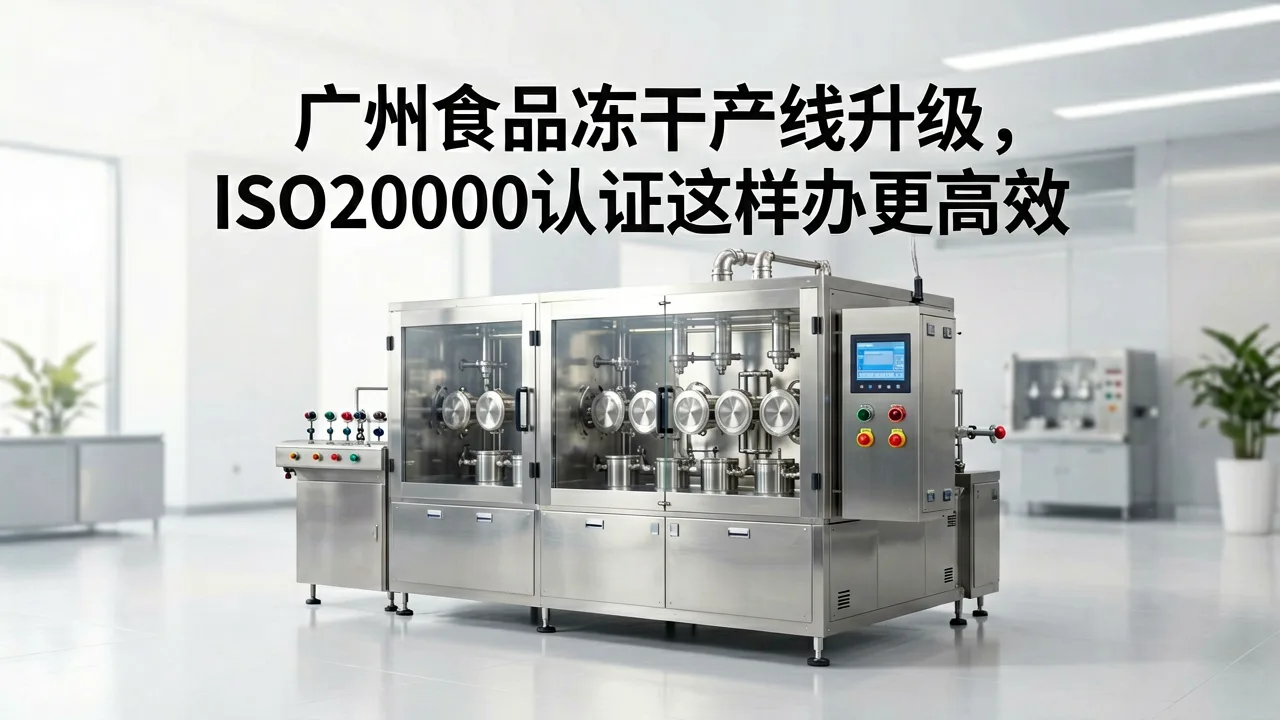 广州食品冻干产线升级,ISO20000认证这样办更高效
