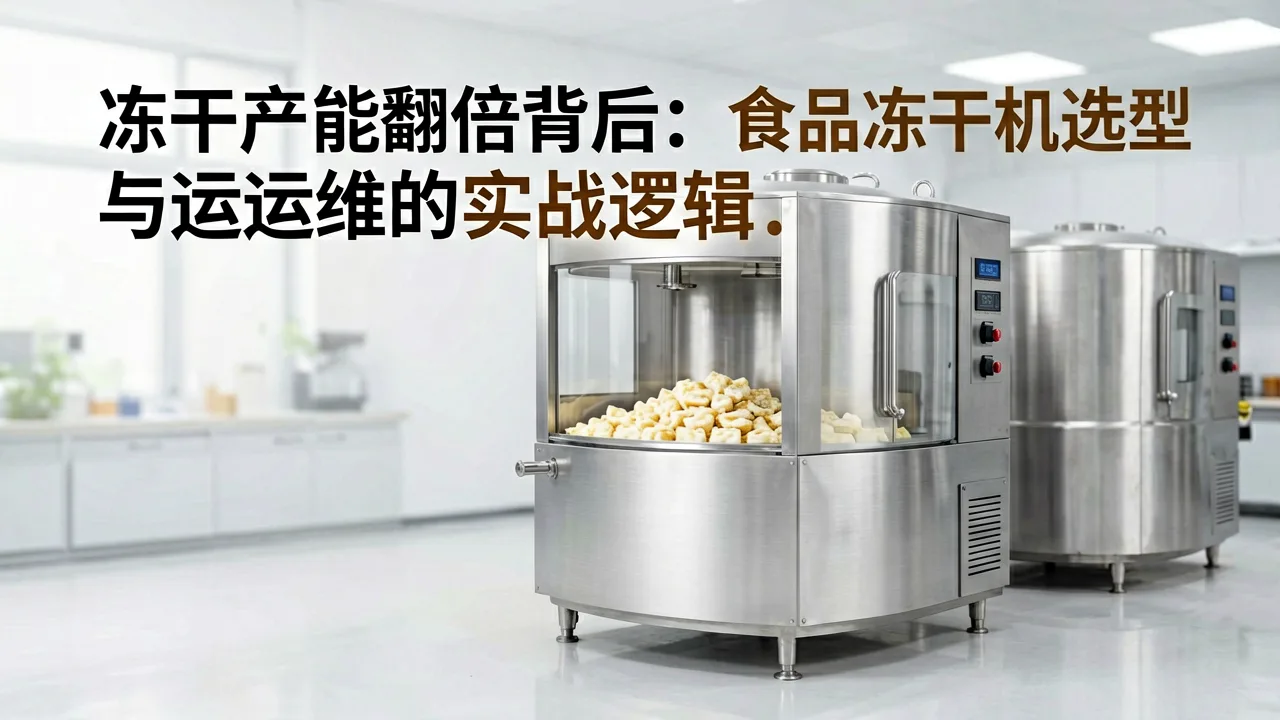 冻干产能翻倍背后:食品冻干机选型与运维的实战逻辑