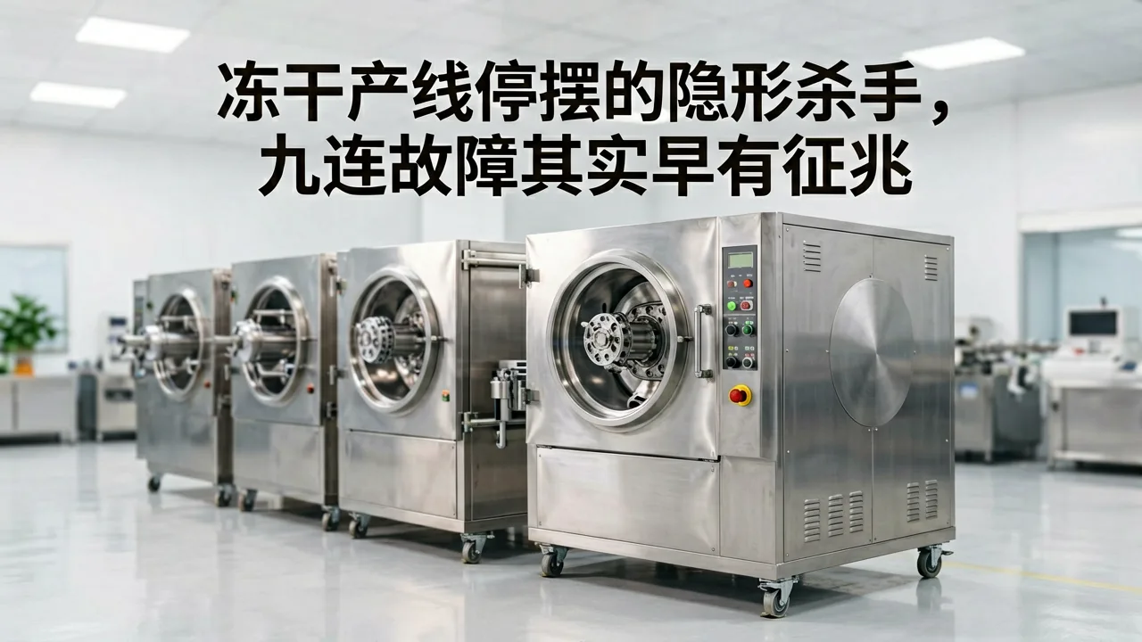 冻干产线停摆的隐形杀手,九成故障其实早有征兆